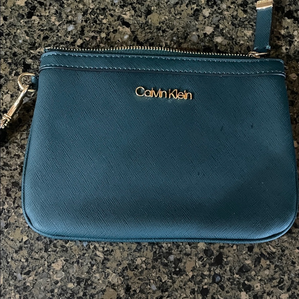 Calvin Klein Elegant Teal Wristlet